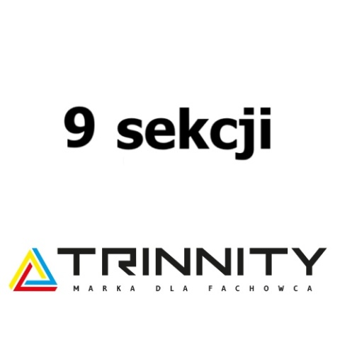 ROZDZIELACZ STALOWY TRSN 9 SEKCJI OBWODÓW Z NYPLAMI TRINNITY  
