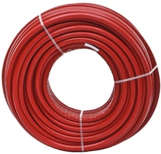 RURA WIELOWARSTWOWA CZERWONA W IZOLACJI 9mm   16x2.0 100mb TWEETOP PEX PERT/AL/PERT